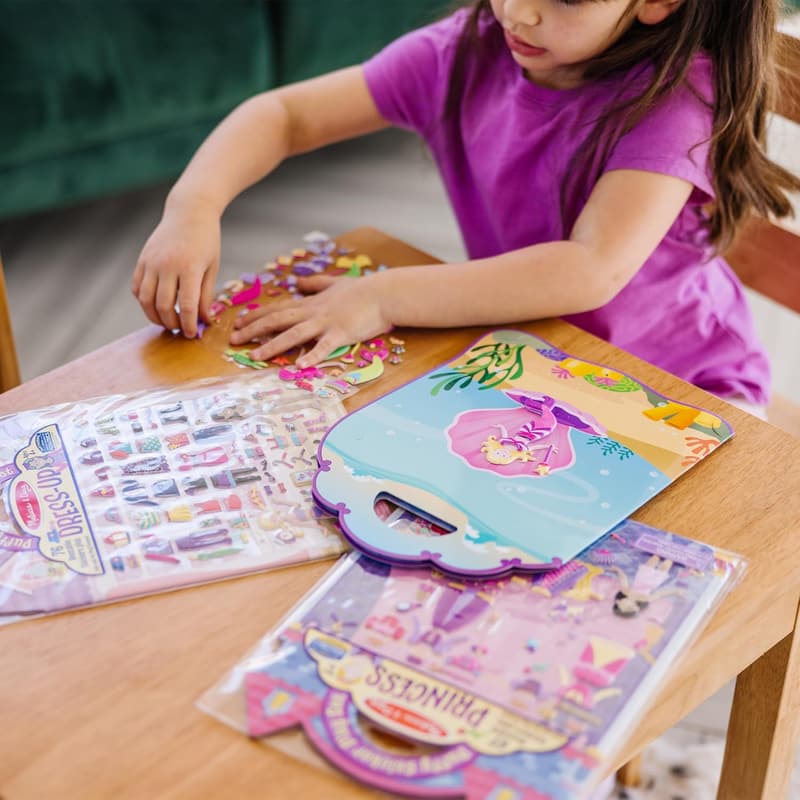 Melissa & Doug Dress-Up Puffy Sticker Activity Set - 208 Stickers