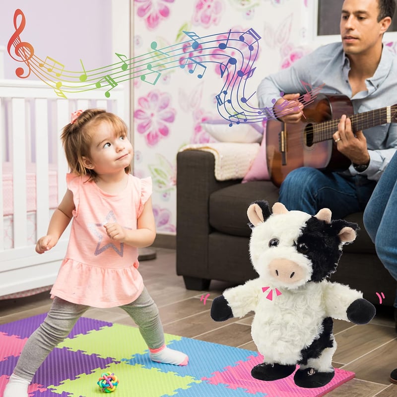 Interactive Talking Cow Plush Toy - 8