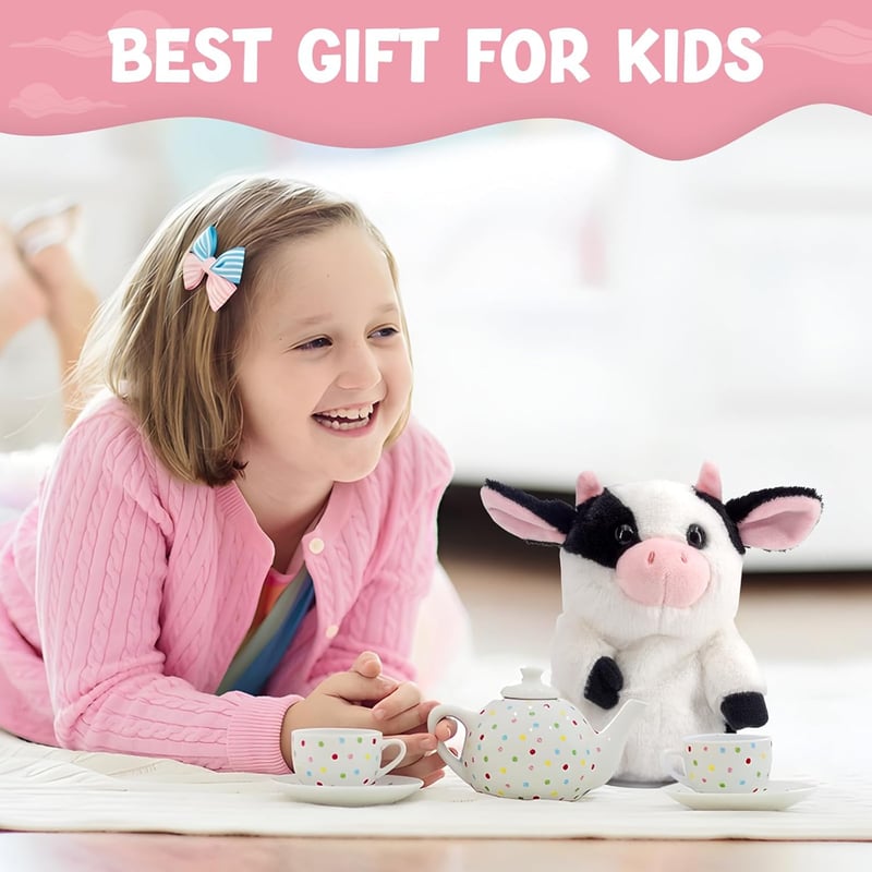 Talking Milk Cow Plush Toy - Birthday & Christmas Gift for Kids