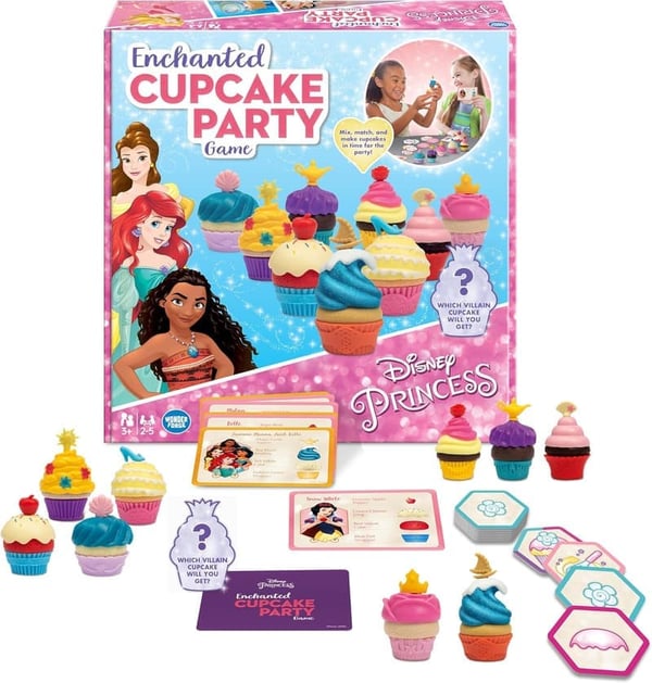 Disney Princess Enchanted Cupcake Party Game for Kids & Adults