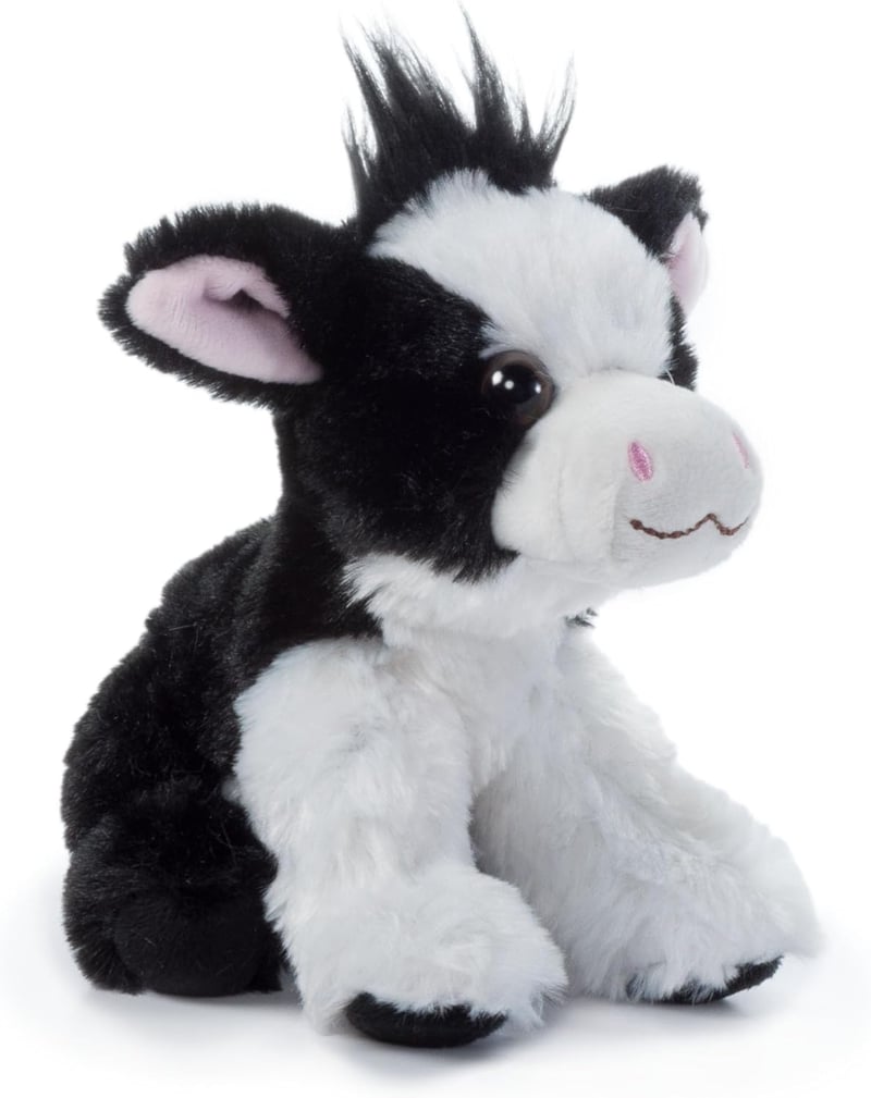 Wild Onez Cow Plush Toy - 6-Inch Stuffed Animal for Kids