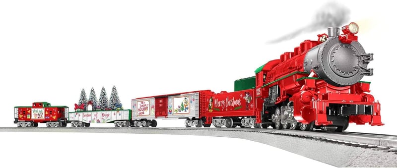Disney Christmas LionChief Bluetooth O Gauge Electric Train Set