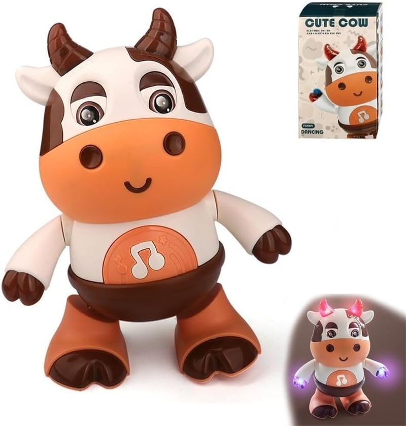 Interactive Musical Dancing Cow Toy for Toddlers