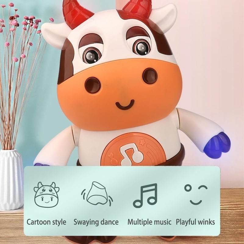 Interactive Musical Dancing Cow Toy for Toddlers