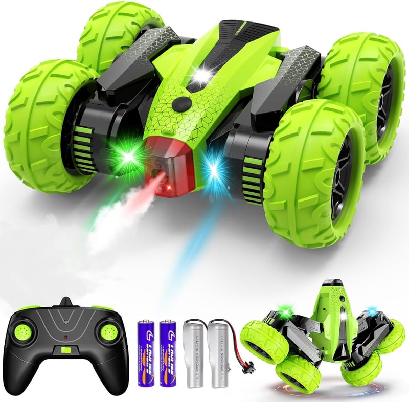 360° Rotating Remote Control Stunt Car for Kids, 6-11 Years