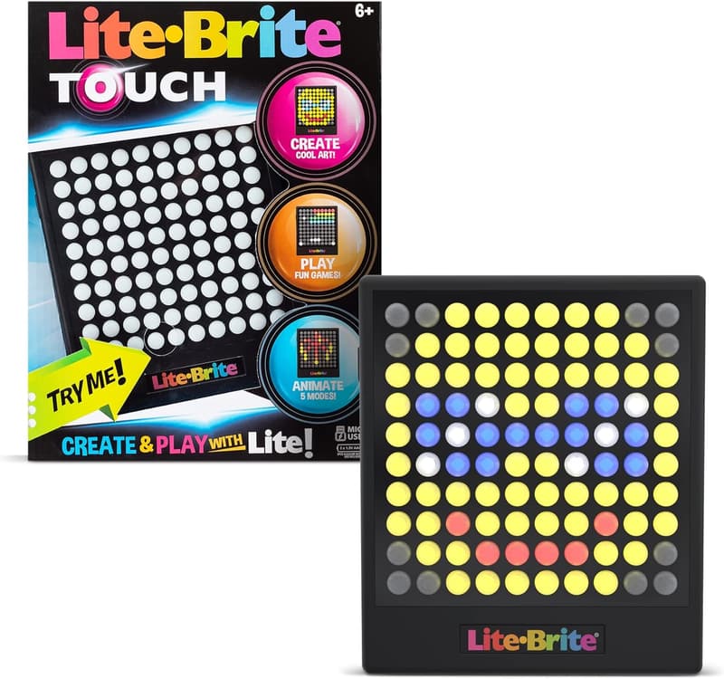 Lite-Brite Touch - Portable Light-Up Sensory Toy for Ages 6+