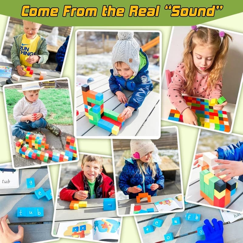 STEM Magnetic Building Blocks Set for Ages 3-6