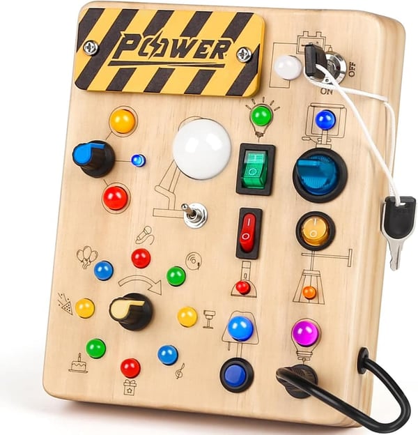 Montessori Educational Sensory Board Toy for Toddlers, 1-6 Years