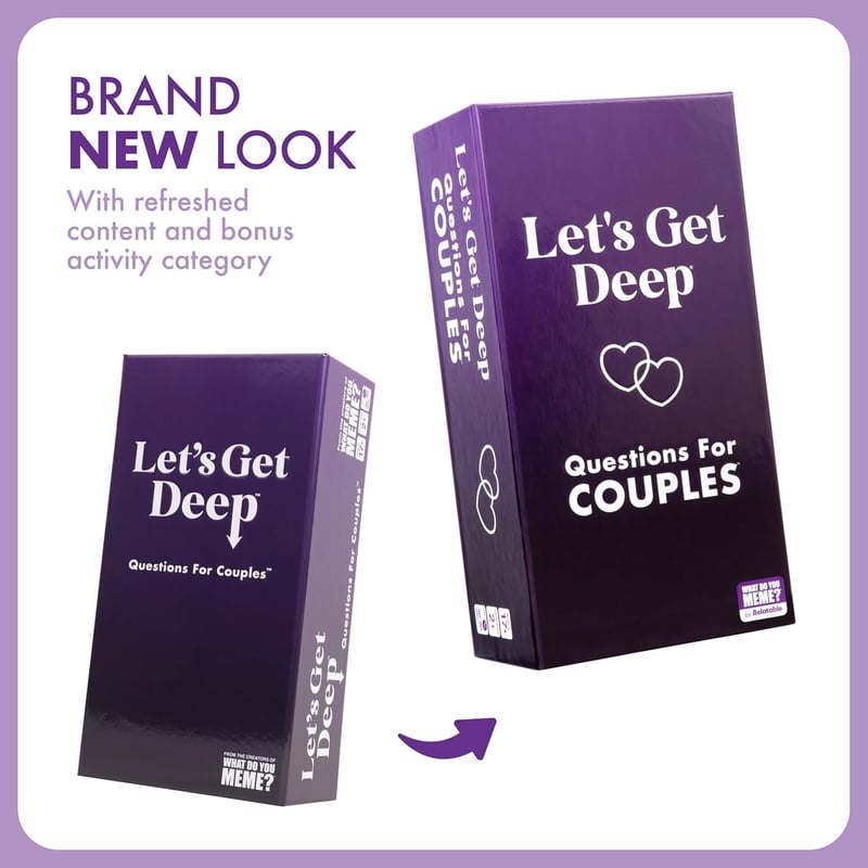 Couples Card Game: 300 Questions for Intimacy and Date Night