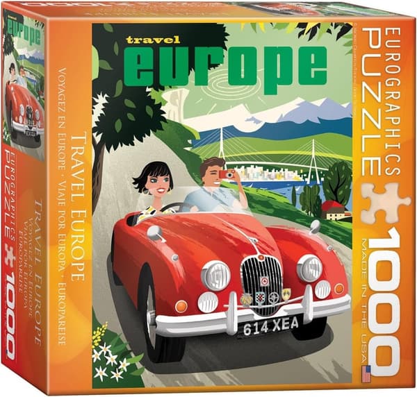 Europe Travel 1000-Piece Puzzle