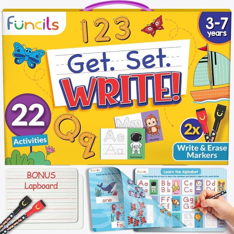Kids' Writing Practice Book - Educational Toy for Ages 3-6