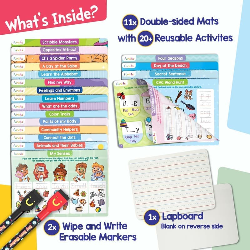 Kids' Writing Practice Book - Educational Toy for Ages 3-6