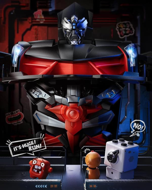 Transforming Robot RC Car - 2-in-1 Toy with Sound & Light Effects