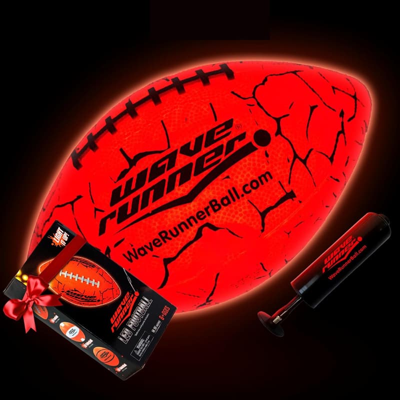 Glow-in-the-Dark Football with Pump - Perfect Gift for Teen Boys