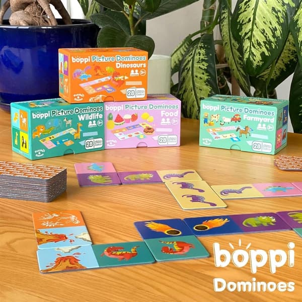 Montessori Food-Themed Dominoes Set for Toddlers