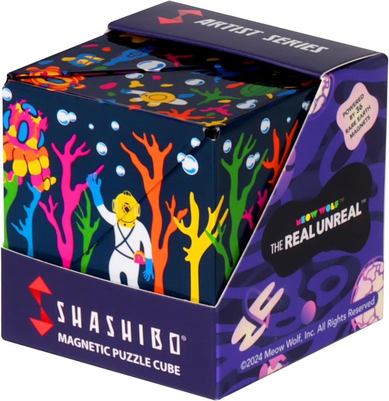 SHASHIBO Shape-Shifting Fidget Cube - STEM Toy for All Ages