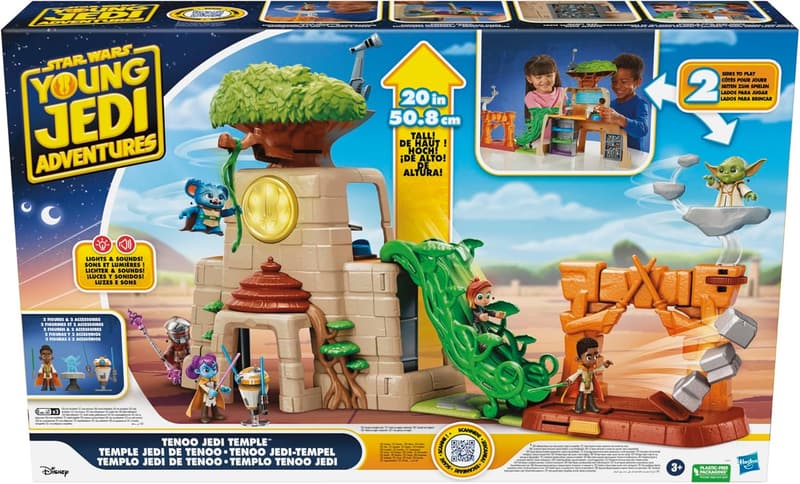 Star Wars Young Jedi Adventures Tenoo Jedi Temple Playset