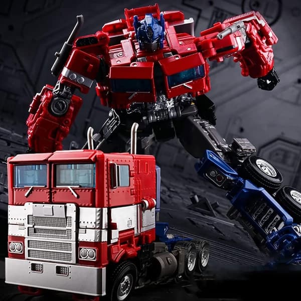 Transforming Car Robot Toy with Weapons for Kids