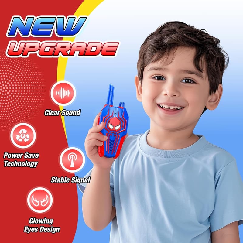 Kids' Outdoor Walkie Talkies – 2-Way Radio Toy for Ages 3-10