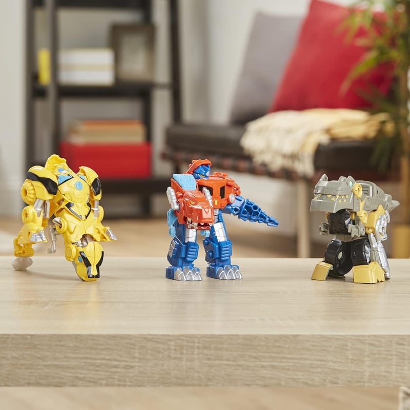 Transformers Playskool 3-Pack Dinosaur Figures Set for Kids
