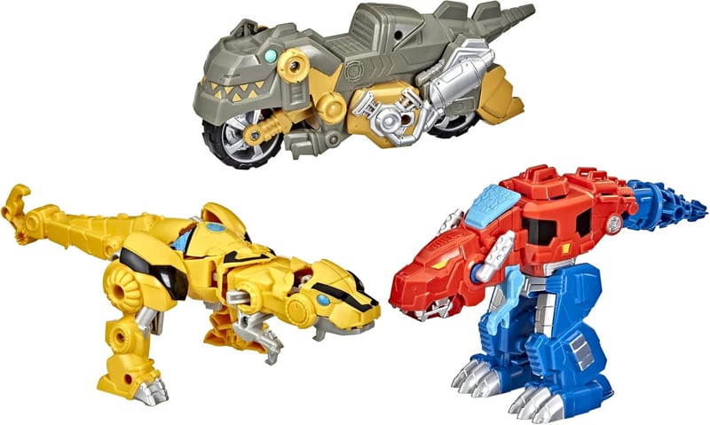 Transformers Playskool 3-Pack Dinosaur Figures Set for Kids