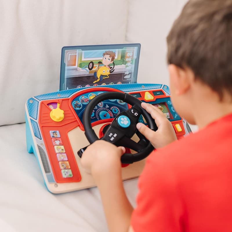 PAW Patrol Wooden Dashboard Activity Board for Toddler Play