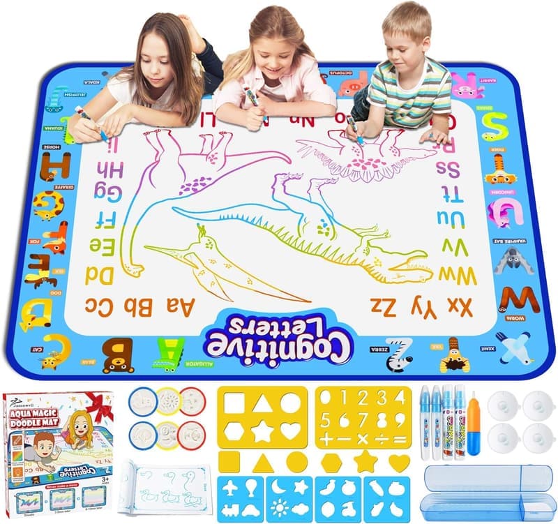 Aqua Magic Doodle Mat for Kids - Educational Coloring Toy