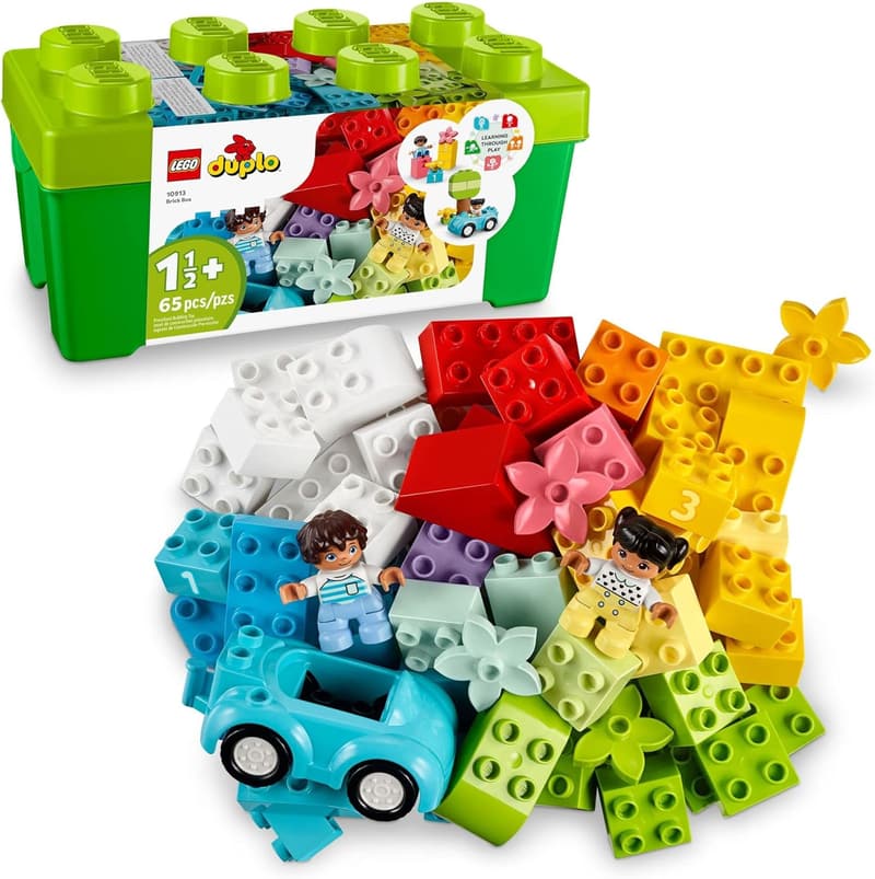 LEGO DUPLO Classic Brick Box Playset for Toddlers, Ages 18+ Months