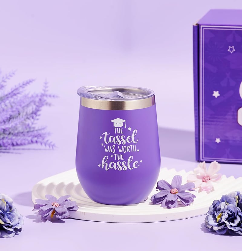 College Graduation Care Package for Women with Tumbler & Gifts