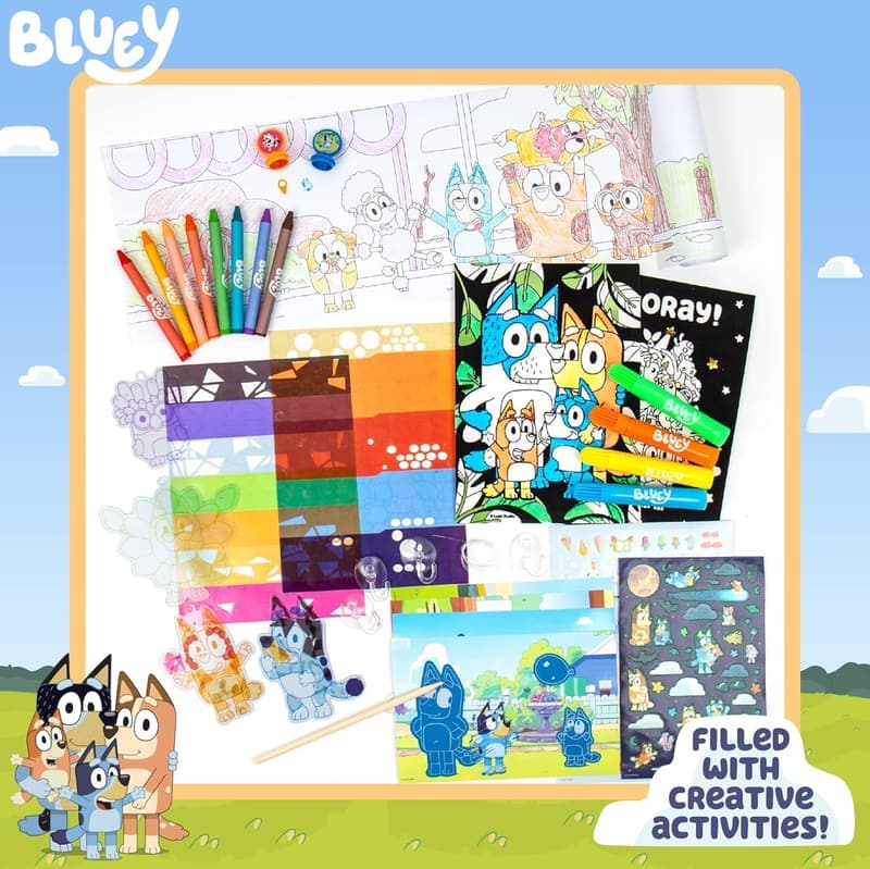 Bluey Ultimate Activity Backpack with 10 Fun Activities