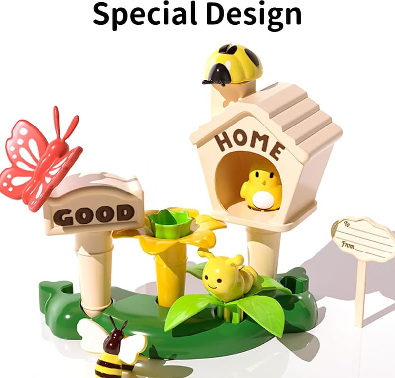 Educational Flower Garden Building Toy Set for Toddlers