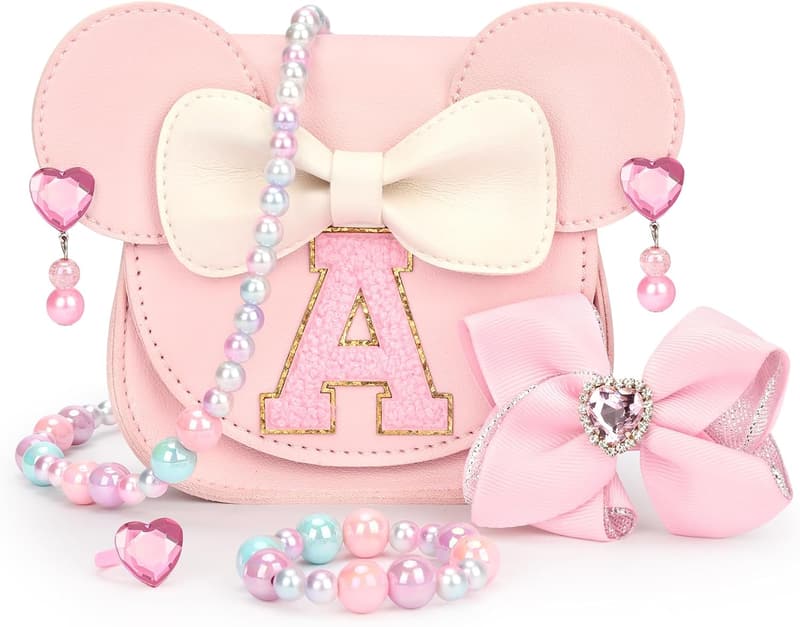 Pink Mini Mouse Purse Set for Toddler Girls aged 2-3