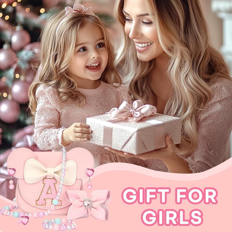 Pink Mini Mouse Purse Set for Toddler Girls aged 2-3