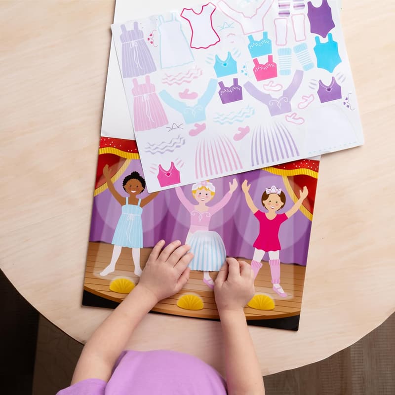 Dress-Up Sticker Pad for Kids - 165+ Removable Stickers