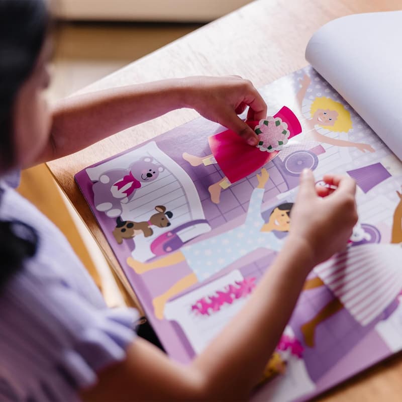Dress-Up Sticker Pad for Kids - 165+ Removable Stickers