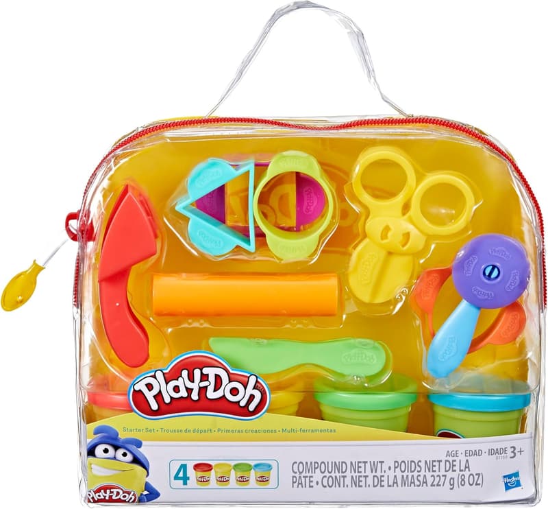 Play-Doh Starter Set: 9-Piece Arts & Crafts Kit for Kids