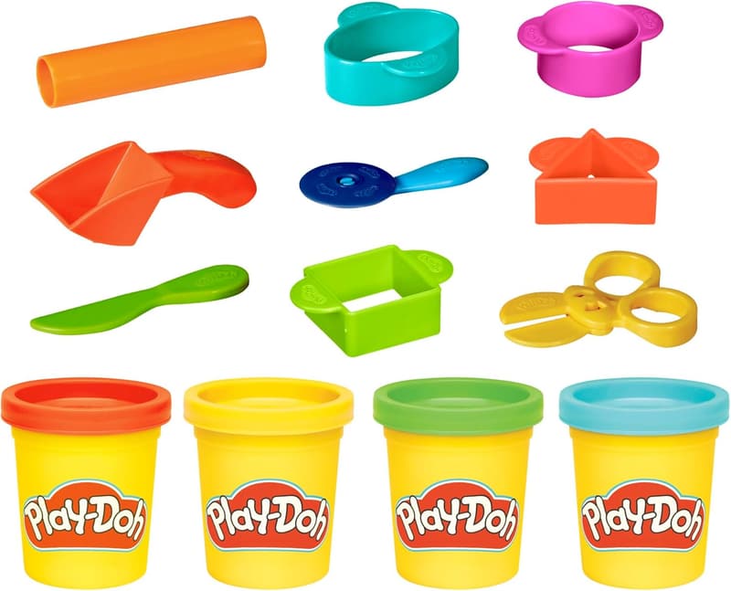 Play-Doh Starter Set: 9-Piece Arts & Crafts Kit for Kids