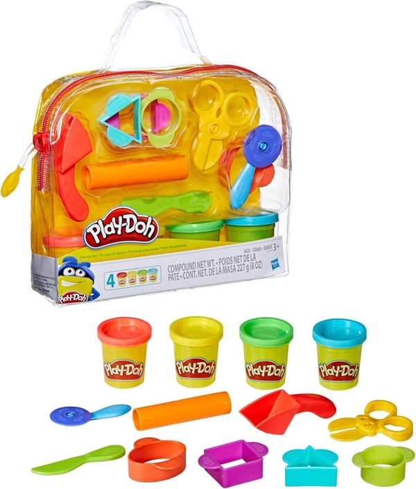 Play-Doh Starter Set: 9-Piece Arts & Crafts Kit for Kids