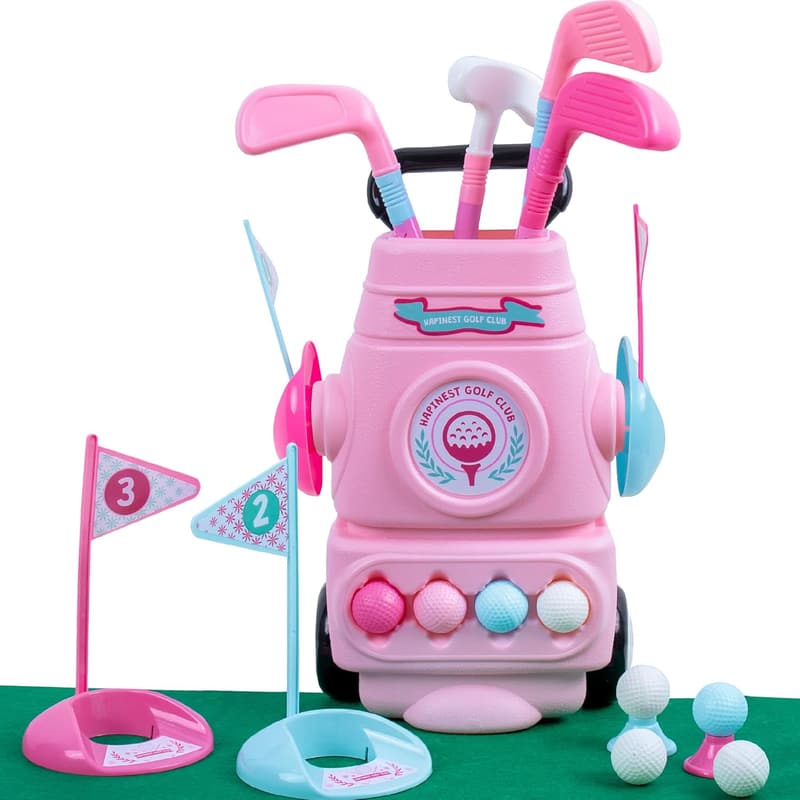 Pink Golf Set for Toddler Girls