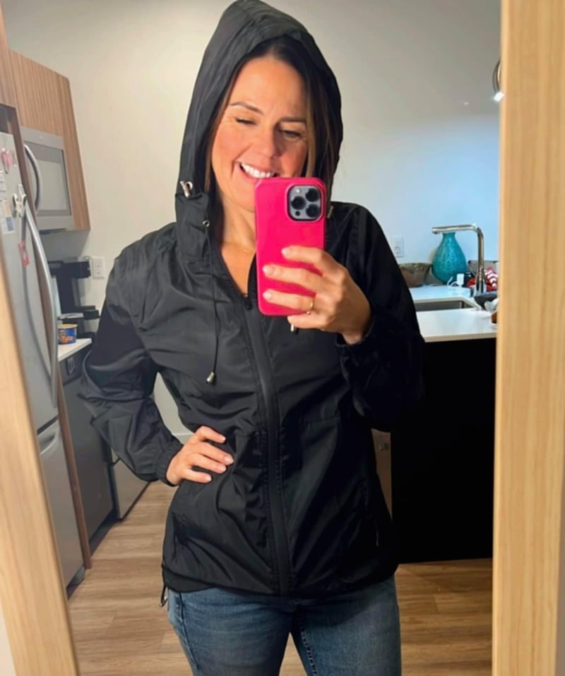 Lightweight Waterproof Windbreaker Jacket for Women