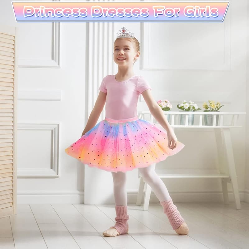 Easter Princess Dress with Cape & Skirt for Girls 4-6