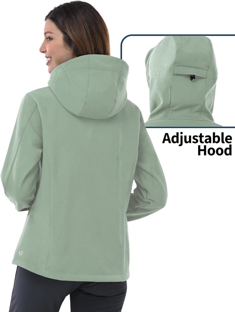 Women's Outdoor Softshell Jacket - Lightweight, Insulated & Waterproof