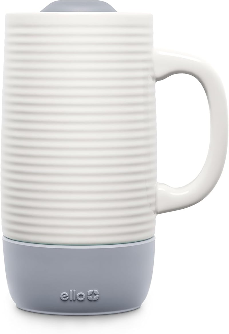 Mother's Day 18oz Ceramic Travel Mug with Handle, BPA Free