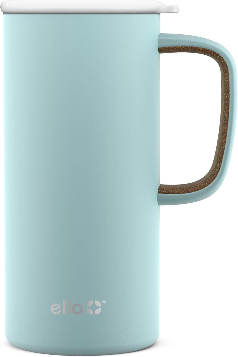 Insulated Travel Mug - 18oz Leak-Proof for Coffee/Tea