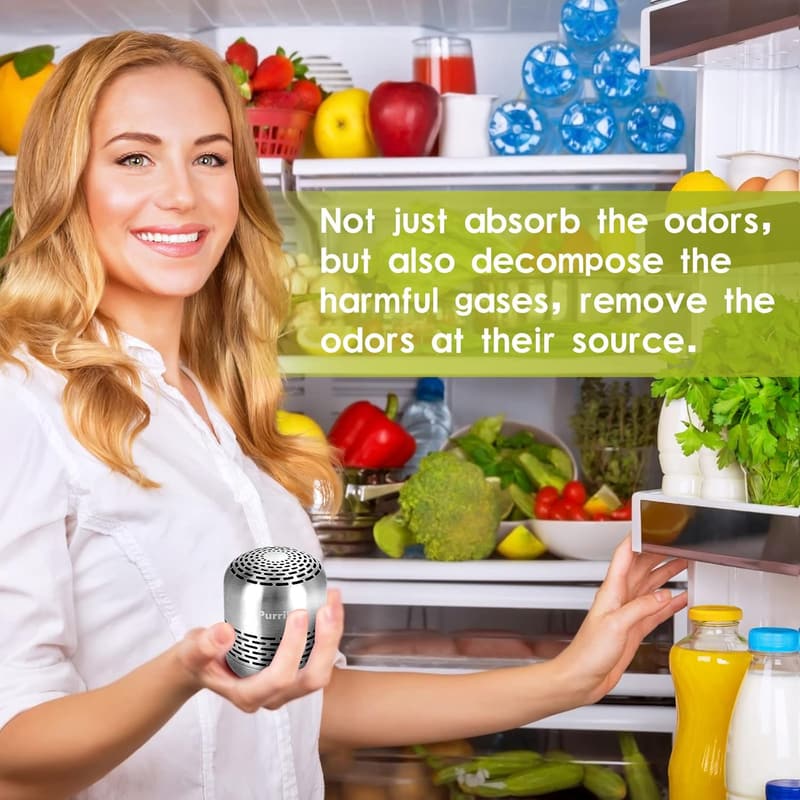 Bamboo Refrigerator Deodorizer - Long-Lasting Odor Eliminator