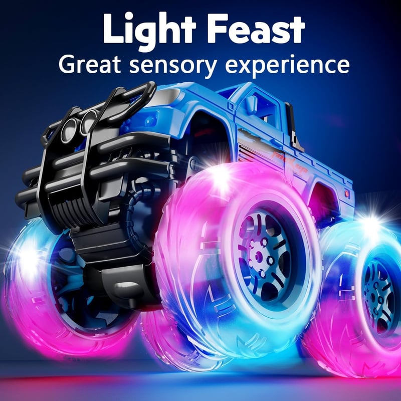 Light-Up Monster Trucks for Toddlers, Ages 1-4