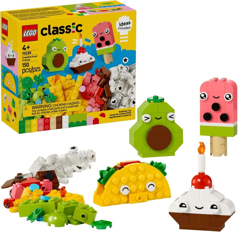 LEGO Classic Creative Food Friends Building Set for Kids 4+