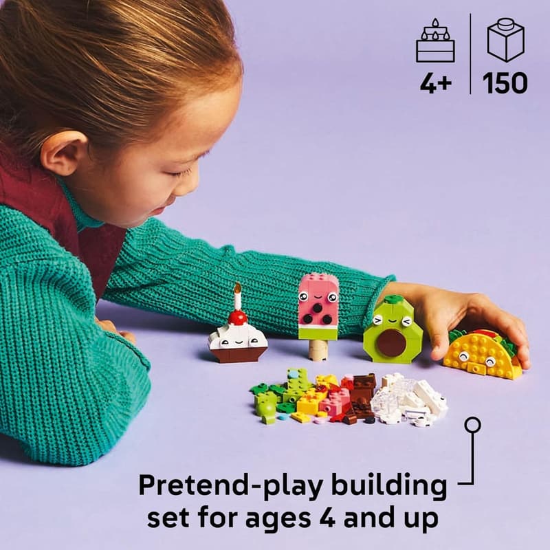 LEGO Classic Creative Food Friends Building Set for Kids 4+
