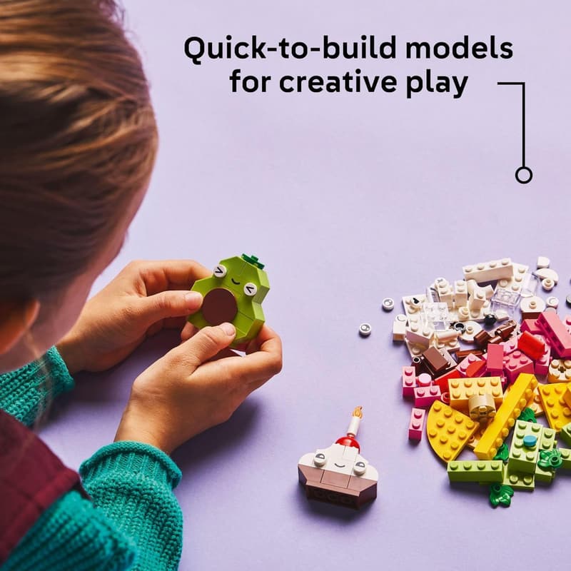 LEGO Classic Creative Food Friends Building Set for Kids 4+