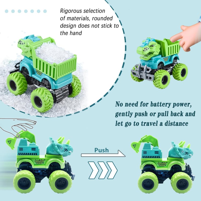 Dinosaur Toy Set with Mini Figures - Perfect for Kids Aged 3-5
